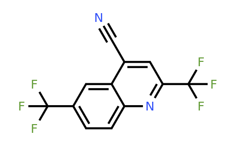 CAS 206559-70-8 | 2,6-Bis(trifluoromethyl)quinoline-4-carbonitrile