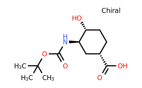 CAS 2067228-51-5 | (1S,3R,4R)-3-(tert-butoxycarbonylamino)-4-hydroxy-cyclohexanecarboxylic acid