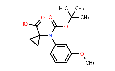 CAS 2068151-19-7 | 1-((Tert-butoxycarbonyl)(3-methoxyphenyl)amino)cyclopropane-1-carboxylic acid