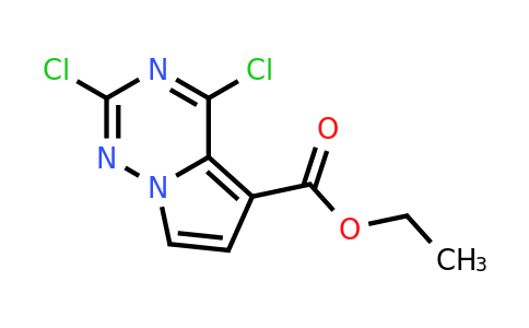 CAS 2069971-89-5 | ethyl 2,4-dichloropyrrolo[2,1-f][1,2,4]triazine-5-carboxylate