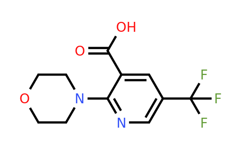 CAS 2070855-99-9 | 2-(morpholin-4-yl)-5-(trifluoromethyl)pyridine-3-carboxylic acid