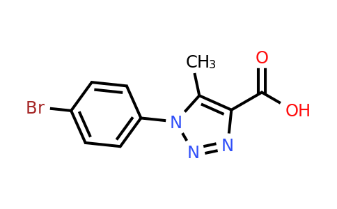 CAS 20725-34-2 | 1-(4-Bromophenyl)-5-methyl-1H-1,2,3-triazole-4-carboxylic acid