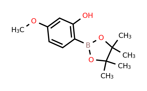 CAS 2072801-99-9 | 5-Methoxy-2-(4,4,5,5-tetramethyl-1,3,2-dioxaborolan-2-YL)phenol