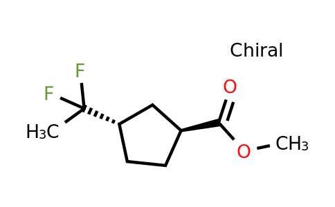 CAS 207348-74-1 | methyl trans-3-(1,1-difluoroethyl)cyclopentanecarboxylate