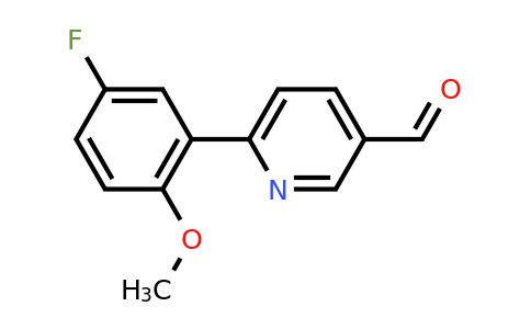 CAS 2073949-33-2 | 6-(5-Fluoro-2-methoxy-phenyl)-pyridine-3-carbaldehyde