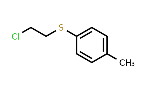 CAS 20761-71-1 | 1-[(2-chloroethyl)sulfanyl]-4-methylbenzene