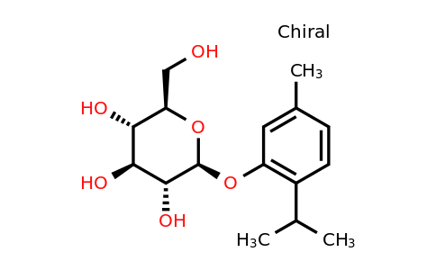CAS 20772-23-0 | (2R,3S,4S,5R,6S)-2-(Hydroxymethyl)-6-(2-isopropyl-5-methylphenoxy)tetrahydro-2H-pyran-3,4,5-triol