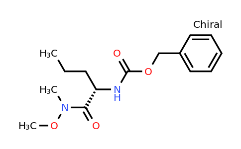 CAS 207728-22-1 | (S)-Benzyl (1-(methoxy(methyl)amino)-1-oxopentan-2-yl)carbamate