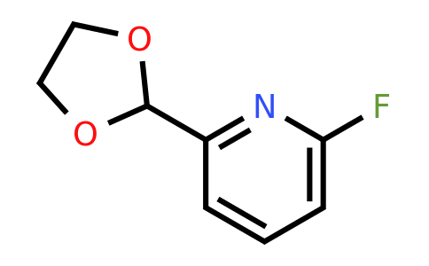 CAS 208111-44-8 | 2-(1,3-Dioxolan-2-YL)-6-fluoropyridine