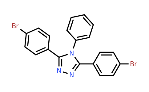 CAS 208124-25-8 | 3,5-Bis(4-bromophenyl)-4-phenyl-4H-1,2,4-triazole