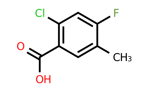 CAS 208165-96-2 | 2-chloro-4-fluoro-5-methylbenzoic acid