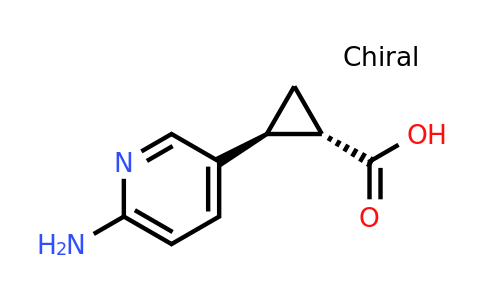 CAS 2084048-18-8 | (1S,2S)-2-(6-aminopyridin-3-yl)cyclopropane-1-carboxylic acid