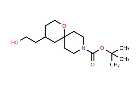CAS 2085258-79-1 | tert-butyl 4-(2-hydroxyethyl)-1-oxa-9-azaspiro[5.5]undecane-9-carboxylate