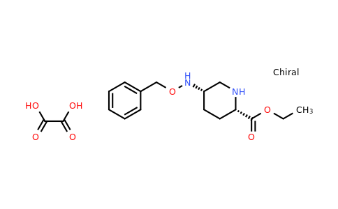 CAS 2085372-14-9 | ethyl (2S,5S)-5-[(benzyloxy)amino]piperidine-2-carboxylate; oxalic acid