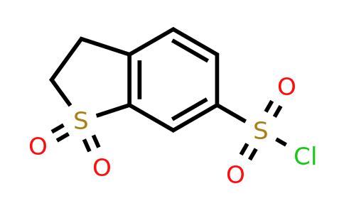 CAS 208643-45-2 | 1,1-dioxo-2,3-dihydro-1lambda6-benzothiophene-6-sulfonyl chloride