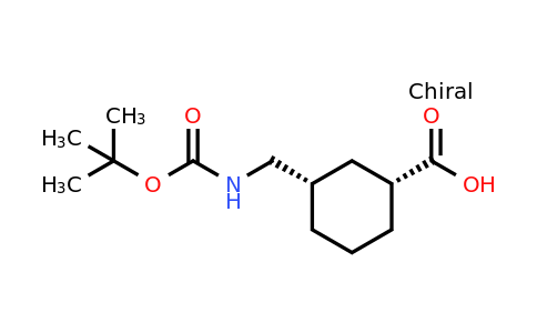 CAS 208705-97-9 | (1R,3S)-3-[(tert-butoxycarbonylamino)methyl]cyclohexanecarboxylic acid