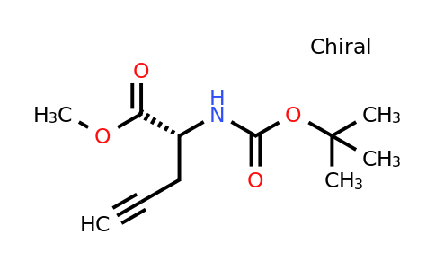 CAS 208709-76-6 | (R)-2-(Boc-amino)-4-pentynoic acid methyl ester
