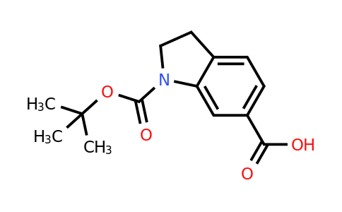 CAS 208772-41-2 | 2,3-Dihydro-indole-1,6-dicarboxylic acid 1-tert-butyl ester