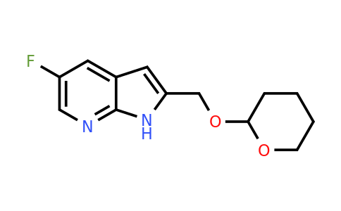 CAS 2088162-35-8 | 5-fluoro-2-[(oxan-2-yloxy)methyl]-1H-pyrrolo[2,3-b]pyridine