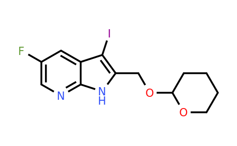 CAS 2088162-36-9 | 5-fluoro-3-iodo-2-[(oxan-2-yloxy)methyl]-1H-pyrrolo[2,3-b]pyridine