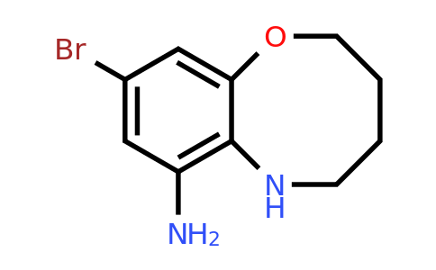 CAS 2088850-43-3 | 9-bromo-3,4,5,6-tetrahydro-2H-1,6-benzoxazocin-7-amine