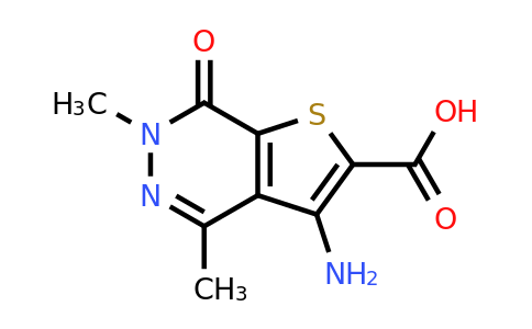 CAS 2089315-35-3 | 3-amino-4,6-dimethyl-7-oxo-thieno[2,3-d]pyridazine-2-carboxylic acid