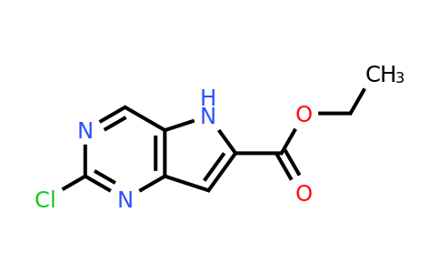 CAS 2089378-36-7 | ethyl 2-chloro-5H-pyrrolo[3,2-d]pyrimidine-6-carboxylate