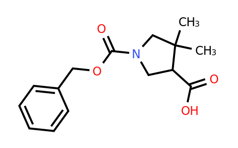 CAS 2089381-17-7 | 1-Cbz-4,4-Dimethyl-pyrrolidine-3-carboxylic acid
