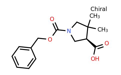 CAS 2089389-02-4 | (R)-1-Cbz-4,4-Dimethyl-pyrrolidine-3-carboxylic acid
