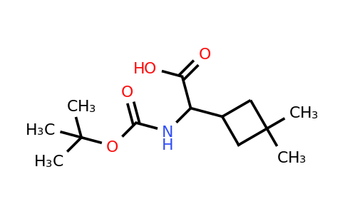 CAS 2089648-39-3 | 2-(tert-butoxycarbonylamino)-2-(3,3-dimethylcyclobutyl)acetic acid