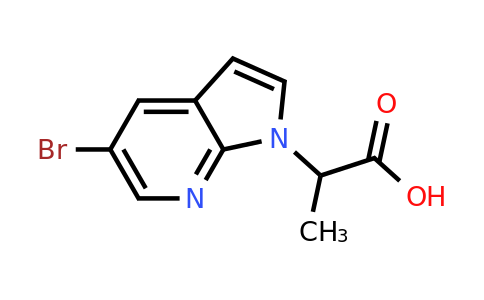 CAS 2089666-26-0 | 2-{5-bromo-1H-pyrrolo[2,3-b]pyridin-1-yl}propanoic acid