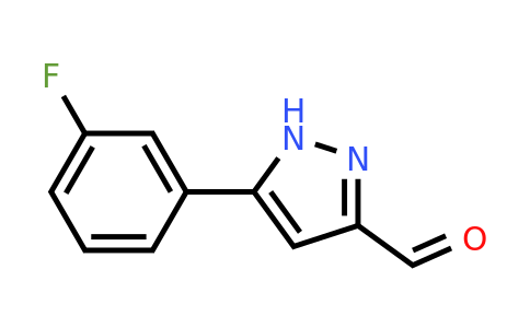 CAS 2089669-15-6 | 5-(3-Fluorophenyl)-1H-pyrazole-3-carbaldehyde