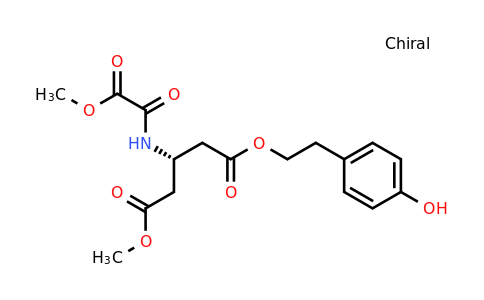 CAS 2089671-80-5 | 1-(4-Hydroxyphenethyl) 5-methyl (S)-3-(2-methoxy-2-oxoacetamido)pentanedioate