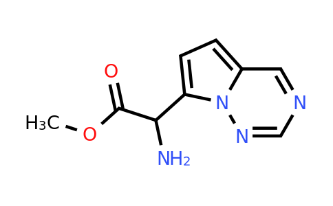 CAS 2089698-95-1 | methyl 2-amino-2-{pyrrolo[2,1-f][1,2,4]triazin-7-yl}acetate