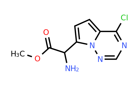 methyl 2-amino-2-{4-chloropyrrolo[2,1-f][1,2,4]triazin-7-yl}acetate