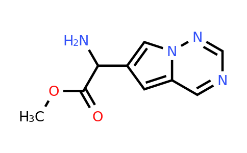 CAS 2089713-53-9 | methyl 2-amino-2-{pyrrolo[2,1-f][1,2,4]triazin-6-yl}acetate