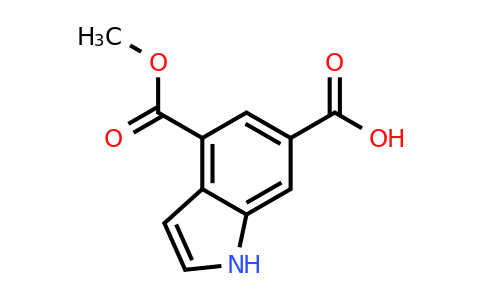 CAS 2089915-09-1 | 4-(methoxycarbonyl)-1H-indole-6-carboxylic acid