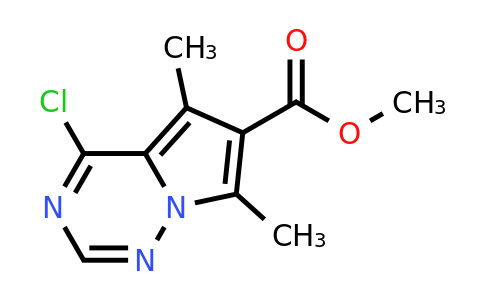 CAS 2090139-01-6 | methyl 4-chloro-5,7-dimethylpyrrolo[2,1-f][1,2,4]triazine-6-carboxylate