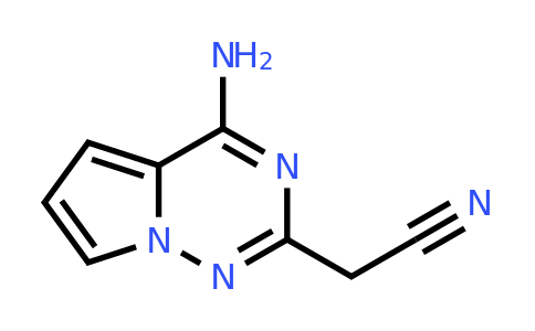 CAS 2090156-72-0 | 2-{4-aminopyrrolo[2,1-f][1,2,4]triazin-2-yl}acetonitrile