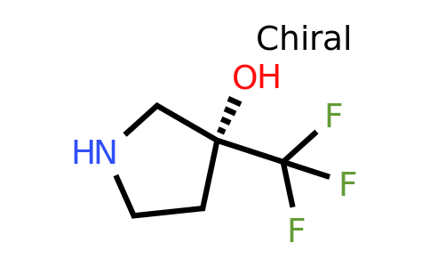 CAS 2090167-69-2 | (3R)-3-(trifluoromethyl)pyrrolidin-3-ol