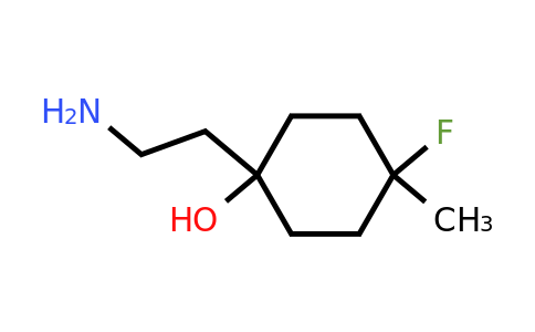 CAS 2090240-31-4 | 1-(2-aminoethyl)-4-fluoro-4-methylcyclohexan-1-ol