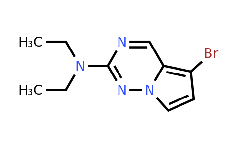 CAS 2090299-79-7 | 5-bromo-N,N-diethylpyrrolo[2,1-f][1,2,4]triazin-2-amine