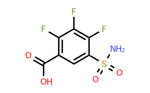 CAS 2090303-92-5 | 2,3,4-trifluoro-5-sulfamoylbenzoic acid