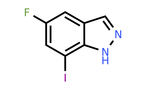 CAS 2090315-40-3 | 5-fluoro-7-iodo-1H-indazole