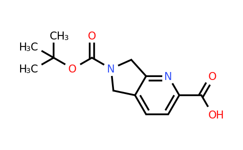 CAS 2090417-89-1 | 6-[(tert-butoxy)carbonyl]-5H,6H,7H-pyrrolo[3,4-b]pyridine-2-carboxylic acid