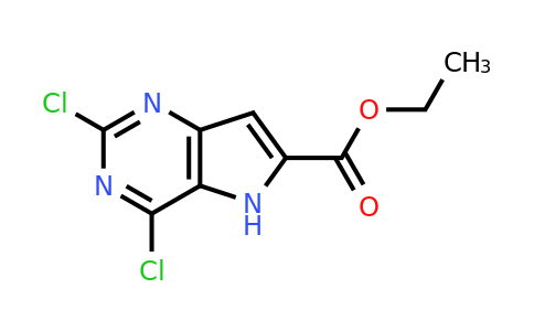 CAS 2090428-33-2 | ethyl 2,4-dichloro-5H-pyrrolo[3,2-d]pyrimidine-6-carboxylate