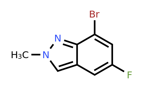 CAS 2090433-95-5 | 7-bromo-5-fluoro-2-methyl-2H-indazole