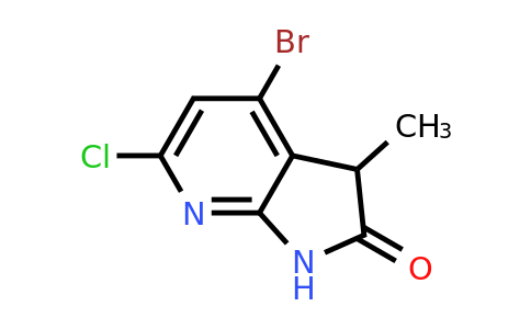 CAS 2090435-03-1 | 4-bromo-6-chloro-3-methyl-1H,2H,3H-pyrrolo[2,3-b]pyridin-2-one