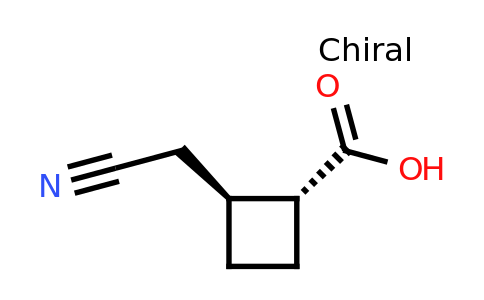 CAS 2090508-74-8 | trans-2-(cyanomethyl)cyclobutanecarboxylic acid