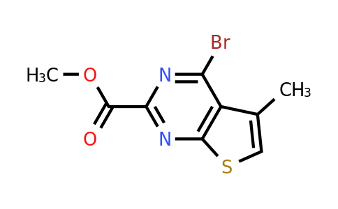 CAS 2090558-30-6 | methyl 4-bromo-5-methyl-thieno[2,3-d]pyrimidine-2-carboxylate